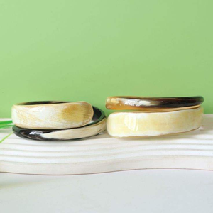 Precio al por mayor Cuerno de moda Joyería de mano Mejor calidad Cuerno real Brazalete Cuerno antiguo Joyería por Artesanías de lujo - Product Image 5