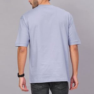 Camiseta de algodón Premium 100% de alta calidad para hombre Impresión personalizada Su diseño de logotipo Tamaño mixto Color 220 Gramos Tela Envío gratis - Product Image 5