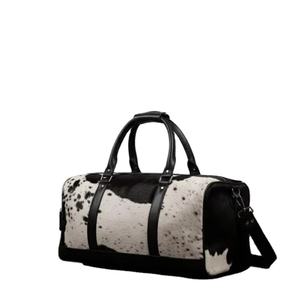 Bolsa de Viaje de Cuero Genuino, Estilo Vintage, Gran Capacidad, Cierre de Cremallera Resistente, LHODB-0147 - Product Image 6