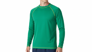 Camiseta de Compresión para Hombre con Estampado de Transferencia de Calor Personalizado, Diseño OEM, Material de Spandex/Nylon, Manga Larga, Alta Calidad - Product Image 5
