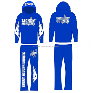 Nuevo chándal acampanado para hombre de diseño personalizado hecho por Voni Wera para nuestro cliente. Hacemos cada producto según la demanda del cliente - Product Image 6