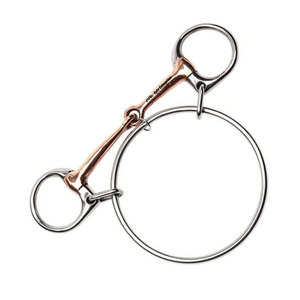 Bocado para Caballo Dexter Snaffle, Boquilla de Cobre, Acero Inoxidable de Precisión, Boquilla de Cobre de 13 mm, Anillos de 45 mm, Comodidad, Alta Calidad - Product Image 6