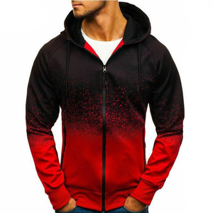 Sudaderas con Cremallera para Hombre, Ligeras, de Poliéster/Algodón, Bordadas, Resistentes al Viento, Ecológicas, Esenciales para el Invierno 2025, Venta al Por Mayor - Product Image 4