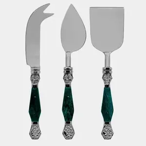 Ensemble de couteaux à fromage avec poignée en acier inoxydable, trancheuse, couverts, couverts, planche à fromage, outil pour restaurant de mariage - Product Image 6