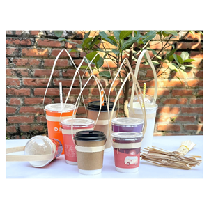 Support en bambou pour tasse, manchon de poignée en bambou pour tasse à thé, café, service et vaisselle à domicile, origine Vietnam - Product Image 1