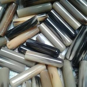 Meilleure qualité prix usine rouleau de corne de buffle fait à la main de haute qualité naturel corne de boeuf de buffle rouleau poignée de l'Inde agate - Product Image 3