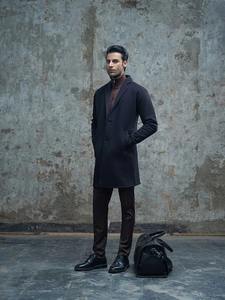 Manteau long en laine tendance pour homme - Manteau d'hiver écologique et chaud pour le bureau et la mode quotidienne - Product Image 3