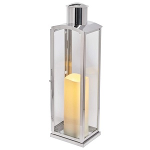 Lanterne de table faite à la main de qualité supérieure en acier inoxydable et bougeoir en métal fantaisie vente chaude fer design pour un usage domestique - Product Image 6