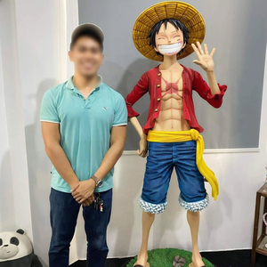 รูปปั้นอะนิเมะเรซิ่นคุณภาพสูงรูปปั้นตัวละครชิ้นเดียว1:1ลูฟี่แอ็กชันฟิกเกอร์สำหรับตกแต่งรูปปั้นอะนิเมะ - Product Image 1