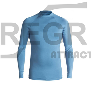 Custom Sublimated Compression Gym Shirts Long Sleeve BJJ Rashguard MMA <b>Mens</b> Rash Guard - Product Image 1