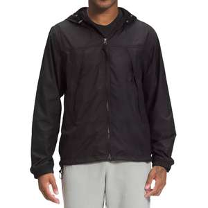 Hot Selling Solid Black Color Zipper Style <b>Rain</b> <b>Jacket</b> High Quality Waterproof Fabric <b>Long</b> Sleeve Loose Fit <b>Rain</b> <b>Jacket</b> For Men - Product Image 1
