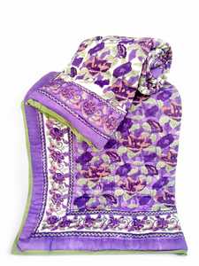 Edredón Reversible de algodón 100% hecho a mano con estampado tradicional, cómodo, ligero, tamaño Queen, edredón de algodón - Product Image 2