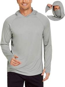 Fabricante de camisetas Camiseta de manga larga Sudadera con capucha Camiseta personalizada Logo Sudadera con capucha para hombres Camiseta de pesca personalizada Deportes Pesca al aire libre - Product Image 3