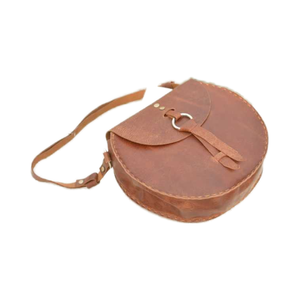 OEM luxe dames haute qualité en cuir véritable sac à bandoulière style vintage fermeture éclair étanche pour usage quotidien femmes fourre-tout - Product Image 1