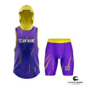 Uniforme de fútbol americano OEM 7v7 de alta calidad diseñado para entrenamiento largo con camiseta de fútbol americano duradera - Product Image 5