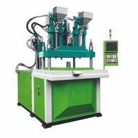 Máquina de Moldeo por Inyección de Disco Vertical Huaguan Modelo HG-TWM-90 de Alta Precisión Multifuncional Multicolor para PVC/ABS/PP/PC