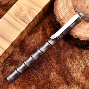 Classic Damascus Steel <b>Pen</b> With Comfortable Grip For Long Writing And Business Application Damascus Steel <b>Pen</b> - Product Image 2