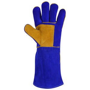 High Quality Leather Made Welding <b>Gloves</b> Pakistan Made Wholesale Welding <b>Gloves</b> Heat Resistant Welding <b>Gloves</b> - Product Image 2