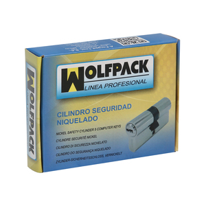 Cilindro di sicurezza 35x35 mm/13,5 a camma corta nichelato con 5 chiavi - Product Image 5