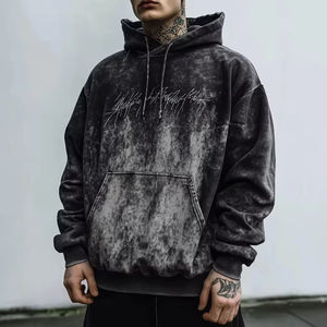 Sudadera con Capucha para Hombre, Personalizada con Bordado Digital, 100% Algodón, Estilo Formal y Casual, Cálida, de Forro Polar, para Primavera, Deportes, Moda Urbana - Product Image 4