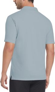 Polo ajustado con logotipo personalizado para hombre con nuevo diseño a la moda y precio de fábrica al por mayor - Product Image 6