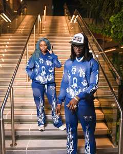 Conjunto de chándal y pantalones de chándal para hombre con sudadera y Sudadera con capucha y pantalones de chándal con logotipo personalizado de fabricantes de ropa con logotipo personalizado de alta calidad - Product Image 3