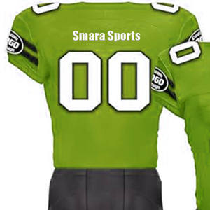 Uniforme de fútbol americano transpirable hecho en poliéster 100%, el último diseño a precio razonable, bajo MOQ, ropa de fútbol americano - Product Image 2