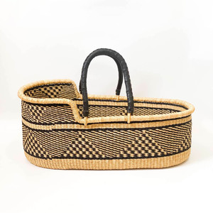 Portable seagrass <b>moses</b> <b>basket</b> for bassinet crib <b>stand</b> best quality sea grass baby <b>baskets</b> - Product Image 5