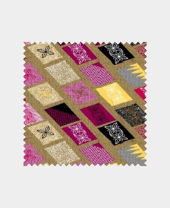 Último 100% Poliéster 120Tc Micro Sábana Individual Lujo Personalizable Diseño Floral 4052 Oro Peso Mejor Precio Patrón Impreso - Product Image 5