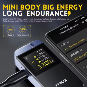 Fnirsi ir40 40 Meter thông minh <span class=keywords><strong>Laser</strong></span> Rangefinder với ứng dụng di động để vẽ trang trí nhà dụng cụ đo lường khoảng cách Meter - Product Image 5