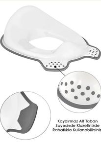 Adaptateur de toilette OEM portable moderne, siège de salle de bain universel antidérapant pour enfants, pliable pour l'école, la maison, la cuisine et la salle à manger - Product Image 3