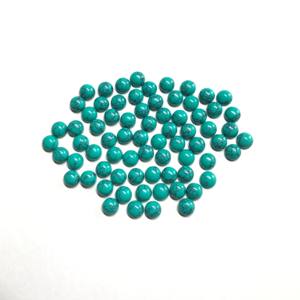 Venta al por mayor 6mm sintético AAA alta calidad turquesa piedra preciosa cabujón IGI certificado tratado térmicamente precio bajo - Product Image 4