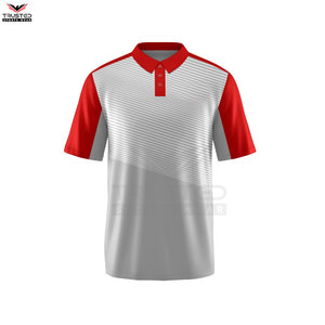 Venta al por mayor de camisetas de punto de algodón para hombres con cuello de polo logotipo personalizado bordado patrón sólido al por mayor para polos - Product Image 2