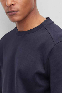 Sweat-shirts unisexes en molleton de coton vierge, personnalisables avec logo imprimé ou brodé, coupe oversize, col rond, pour hommes, fabrication OEM. - Product Image 5