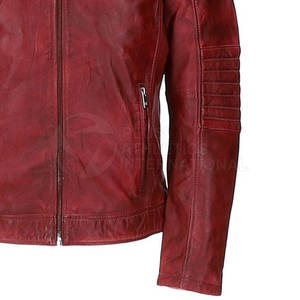 Blouson en cuir pour homme, couleur personnalisée, 100 % cuir, blouson homme en vente, 2026, bonne qualité, style urbain, blousons en cuir pour homme - Product Image 6