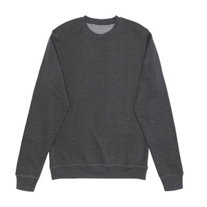100% coton polaire tricoté pull à col rond femmes homme sweat - Product Image 6
