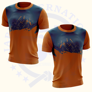 เสื้อยืดคอกลมลำลองสำหรับผู้ชายเสื้อผ้าแนวสตรีทผ้าฝ้าย100% กันรอยยับระบายอากาศออกแบบได้ตามต้องการขนาดแฟชั่น - Product Image 6