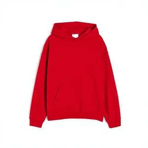 Sudadera con Capucha Extra Grande para Hombre, Informal, de Algodón Premium, Felpa, Sólida, para Invierno, Corte Holgado, Ecológica, Manga Larga, con Bolsillo Canguro - Product Image 1