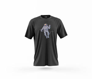 Camisetas ajustadas de algodón 100% para hombre, camisetas de punto en blanco de alta calidad, poliéster con cuello redondo personalizado para pedidos de impresión Digital a granel - Product Image 4