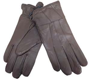 Fashion Dress Goatskin Leather <b>Gloves</b> for Men Winter Outdoor <b>Warm</b> Dress - Product Image 1