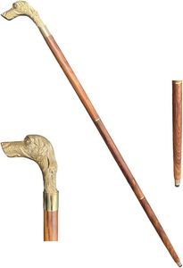TRADITIONAL WALKING <b>STICK</b> WITH CUSTOM CARVING Gift or Mobility Aid for Men and Women Handcrafted <b>Wooden</b> Walking - Product Image 3