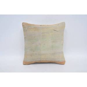 Oreiller Patchwork Kantha en laine beige 12x12 pouces luxueux Vintage brodé moelleux imprimé coussin rustique pour une utilisation au sol - Product Image 1
