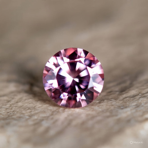 Exclusif 1 carat D couleur ronde coupe brillante VVS1 pierre précieuse fantaisie en vrac rose Moissanite pour bijoux - Product Image 5