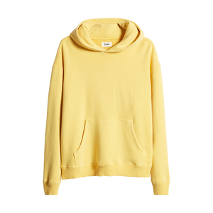 Sweats à capuche basiques surdimensionnés pour hommes avec bouffée gaufrée 100% coton Style décontracté Sweats à capuche blandés Techniques brodées - Product Image 1