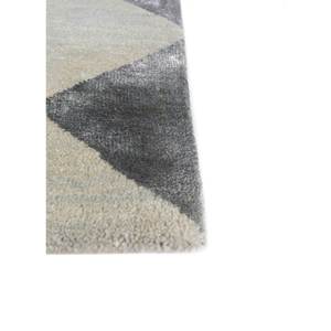 Tapis Manchaha noués à la main en laine et soie de bambou, motif géométrique gris et noir, pour salon, chambre et couloir d'adolescents - Les-1880 - Product Image 4