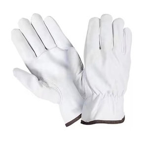 <b>Light</b> Duty Welding Gloves with Shirred Elastic Machine Operation Gloves for Sale High Quality Men <b>Working</b> Gloves Customized - Product Image 4