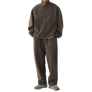 Conjunto Deportivo Transpirable de Invierno, Ligero, 100% Algodón, Unisex, Pantalones y Sudadera con Capucha para Hombre - Product Image 1