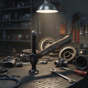 Martillo de cabeza redonda y esférica para carrocería de automóvil Hazet - Product Image 3