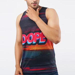 Custom Wholesale Fitness Sports Workout Gym Clothing Tank Top Bodybuilding <b>Stringer</b> <b>Vest</b> Custom Gym Running Singlet - Product Image 3