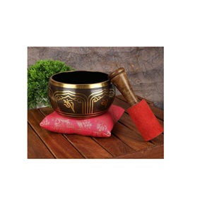 Cuenco para cantar tibetano, mejor calidad, para Yoga, Yoga, terapia de sonido hecha a mano, budista, cantar, Chakra, cuenco con cojín - Product Image 1